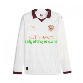 Manchester City Fodboldtrøjer Udebanesæt 2023/24 Langærmet